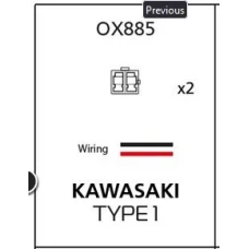 OXFORD АКЦІЯ АДАПТЕР PRZERYWACZA DO ПОВОРОТІВ СВІТОДІОД  СВІТОДІОД  LED (2 ШТУКИ W КОМПЛЕКТІ) ПІДХОДИТЬ DO HONDA.KAWASAKI (STARY КОД: OF780)