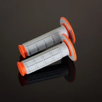 RENTHAL ПЕРЕМИКАЧІ MX DUAL COMPOUND 1/2 WAFFLE, DWUSKLADNIKOWE, КОЛІР SZARY/POMARANCZOWY