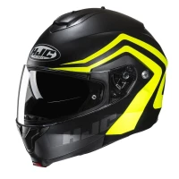 HJC ШОЛОМ C91N NEPOS MC3HSF BLACK/FLUO ЖОВТИЙ M
