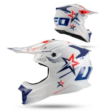 UFO 2026/01 ШОЛОМ INTREPID CROSS КОЛІР BIALY/CZERWONY РОЗМІР M ( ECE 22R06 ) - KOLEKCJA 2026