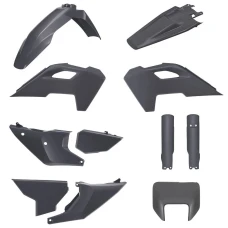 POLISPORT КОМПЛЕКТ ПЛАСТІКОВ (ПОВНИЙ KIT) HUSQVARNA TE/FE TPI '24-'25 W КОМПЛЕКТІ ЗАХИСТ ФАРИ ПЕРІД I КРИШКИ АМОРТИЗАТОРІВ КОЛІР СІРИЙ (N-GRAY)