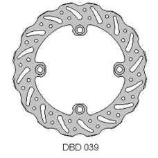 DELTA BRAKING ДИСК ТОРМОЗНИЙ ЗАД HUSQUARNA CR/WR 125 '00-13, TR/TC/WR 250 '00-13, TE/TC 450/510/610 '05-10, WAVE (220X112X4MM) (4X10MM) (NG263)