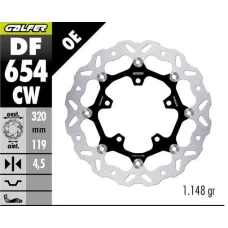 GALFER ДИСК ТОРМОЗНИЙ ПЕРІД CF MOTO MT 450 '24- (FLOATING) (320X119X4,5MM)