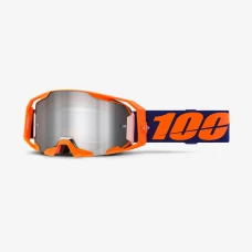 100 % ОКУЛЯРИ МОДЕЛЬ ARMATIC NEON ПОМАРАНЧЕВИЙ КОЛІР - MIRROR SILVER FLASH LENS - КОЛІР POMARANCZOWY/FIOLETOWY СТІКЛО СРІБНЕ ЗЕРКАЛО
