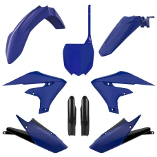 КОМПЛЕКТ ПЛАСТИКА POLISPORT (ПОВНИЙ KIT) YAMAHA YZ 250F '19-'23; YZ 450F '18-'22 В КОМПЛЕКТІ ПЕРЕДНЯ ПАНЕЛЬ (8666000007)  І КРИШКИ АМОРТИЗАТОРІВ (8352000002) КОЛІР СИНІЙ
