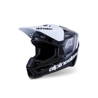 ALPINESTARS ШОЛОМ S-M3 RADIUM BLACK/WHITE S