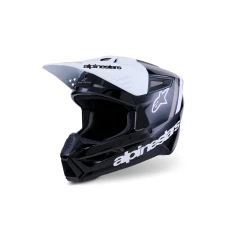 ALPINESTARS ШОЛОМ S-M3 RADIUM BLACK/WHITE L