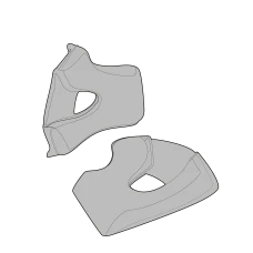 SIMPSON DARKSOME CHEEK КОЛОДКИ 2XL