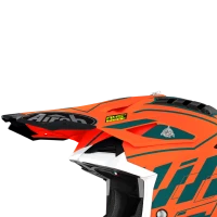 AIROH AVIATOR 3 PEAK RAMPAGE ПОМАРАНЧЕВИЙ КОЛІР БЛИСК