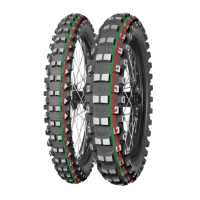 MITAS ШИНА 70/100-17 TERRA FORCE-MX MH 40M (CZERWONO-ZIELONY РЕМІНЬ) TT ПЕРЕДНЯ DOT 2024 (DOT:XPDC) (460066) (ZAMIENNIK:70000119)