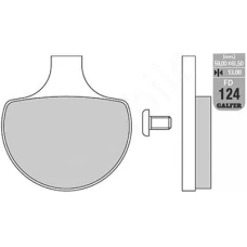 GALFER КОЛОДКИ ДИСКОВІ ТОРМОЗНІ KH94 POLMETALICZNE HARLEY DAVIDSON (OFERTA SPECJALNA) WYCOFANE Z OFERTY