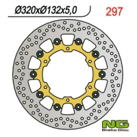 NG ДИСК ТОРМОЗНИЙ ПЕРІД YAMAHA FJR1300 '03-'16, MT-01 '05-06, V-MAX 1700 09-16 (320X132X5) PLYWAJACA (ЗОЛОТА)