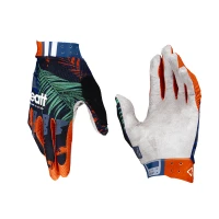 LEATT (НОВИНКА 2024) РУКАВИЦІ ВЕЛОСИПЕДІВ MTB 3.0 X-FLOW GLOVE JUNGLE КОЛІР GRANATOWY/CZERWONY РОЗМІР M