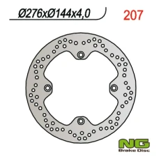 NG ДИСК ТОРМОЗНИЙ ПЕРІД HONDA XRV 750 (90-03) (276X144X4) (4X10,5MM)