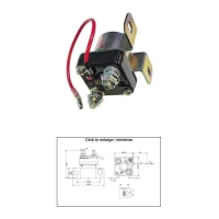 DZE РЕЛЕ СТАРТЕРА POLARIS ATP / BIG BOSS / MAGNUM / RANGER / SPORTSMAN / TRAIL BLAZER/ WORKER / XPLORER / XPRESS (OEM 4011335) (150A)