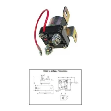 DZE РЕЛЕ СТАРТЕРА POLARIS ATP / BIG BOSS / MAGNUM / RANGER / SPORTSMAN / TRAIL BLAZER/ WORKER / XPLORER / XPRESS (OEM 4011335) (150A)