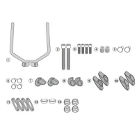 KAPPA КРІПЛЕННЯ ВІКНА 7407AK І 7407ASK DUCATI SCRAMBLER 400 (16-19), SCRAMBLER ICON 800 (15-19)