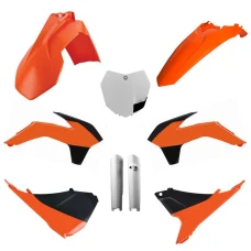 POLISPORT КОМПЛЕКТ ПЛАСТІКОВ (ПОВНИЙ KIT) KTM SX/SX-F/XC-F '13-'14 W КОМПЛЕКТІ TABLICA ПЕРІД (8659100002) I КРИШКИ АМОТРТИЗАТОРІВ (8398500002) КОЛІР КОЛІР ПОМАРАНЧ