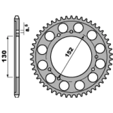 ЗАДНЯ ЗІРКА PBR 4424 45 C45 CAGIVA GRAN CANYON 500 (00-01) (LANC. 525) (JTR-BRAK)