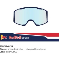 SPECT ЧЕРВОНА BULL STRIVE MX GOGGLES ОДИНАРНИЙ ЛІНЗА BLUE/ЧЕРВОНА ЧИСТИЙ