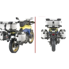 KAPPA 2025/11 СТЕЛАЖ KUFROW БОКОВИХ MONOKEY CAM SIDE SUZUKI V-STROM 800 DE / SE '23-'25  - ПІД KUFRY KVG K'VOYAGER АЛЮМІНІЙ - ПРАВАЯ KVGS33 WCIETY