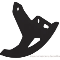 CROSSPRO НОВИНКА ЗАХИСТ ТОРМОЗА ДИСКА ЗАД АЛЮМІНІЙ ПІДХОДИТЬ DO: HONDA CRF 250/450 '04-, КОЛІР ЧОРНИЙ МАТОВА