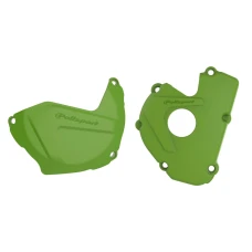 POLISPORT КОМПЛЕКТ ЗАХИСТ КРИШКИ (DEKLA) ГЕНЕРАТОР І ЗАХИСТ КРИШКИ КОМПЛЕКТА СЦЕПЛЕННЯ KAWASKI KX 250F '17-'21 КОЛІР ЗЕЛЕНИЙ (8463800002+8435800002)