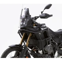 CROSSPRO (2024) GMOLE АЛЮМІНІЄВІ КРИШКИ ДВИГУНА I РАДІАТОРІВ YAMAHA XTZ 690 TENERE 700 WORLD RAID (PASUJA DO ORYGINALNEJ ВІНІЛ ПІД ДВИГУН) КОЛІР ЧОРНИЙ