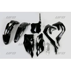 UFO КОМПЛЕКТ ПЛАСТІКОВ KAWASAKI KXF 250 '21, KXF 450 '19-21 КОЛІР ЧОРНИЙ  (KA227E001)