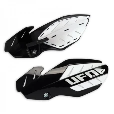 UFO КРИШКИ RAK (РУЧКА) FLAME HONDA CRF 250 '12-'17, CRF 450 '12-'16 КОЛІР CZARNY/BIALY (Z КРІПЛЕННЯМИ)