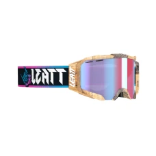 LEATT (НОВИНКА 2023) ОКУЛЯРИ ВЕЛОСИПЕДІВ VELOCITY 5.0 MTB IRIZ GOGGLE WOODY BLUE UC 26% - КОЛІР CZARNY/BRAZOWY/NIEBIESKI/FIOLETOWY ХВІРТКА LUSTRZANA NIEBIESKA/ROZOWA