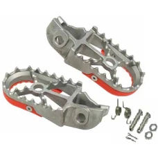 BUZZETTI ПІДНІЖКИ PEGI KTM SX 85 '18-'22; SX/SXF 125/250/350/450 '16-'22; HUSQVARNA TC 85 '18-'22; TC 125 '16-'22; FC 250-450 '16-'22; FX 350/450 '17-'22 ( СТАЛЬ НЕРЖАВІЙКА W KOMPLECIE Z КОМПЛЕКТОМ MONTAZOWYM 2 ПРУЖИНИ, 2 ШАРОВІ, 2 ПРОКЛАДКИ, 2 ZAWLECZ
