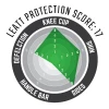LEATT (2022\/2023) НАКОЛІННИКИ ПРОТЕКТОРИ ПІДКОЛІННА 3DF HYBRID НАКОЛІННА GUARD WHITE\/BLACK КОЛІР CZARNY\/BIALY РОЗМІР XXL - зображення 5