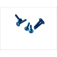 V PARTS (VICMA) КОМПЛЕКТ БОЛТІВ ВІТРОВИКИ M5X30 (6SZT.) КОЛІР СИНІЙ (IMBUSOWA PLASKA)(TA530AZ)