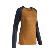 LEATT (НОВИНКА 2024) СОРОЧКА ROWEROWA (DAMSKA) MTB ALLMTN 3.0 JERSEY WOMEN PEANUT КОЛІР BRAZOWY/CZARNY РОЗМІР S