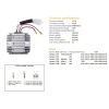 DZE РЕГУЛЯТОР НАПРУГИ YAMAHA YFB 250 '94-96, YFM 350 '95-96, YFM 400 '92-95, (OEM 4GB-81960-00-00) - зображення 2