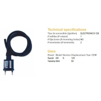 DZE КОТУШКА ЗАПАЛЮВАННЯ SUZUKI DR 125S (ЗАПАЛЮВАННЯ CDI) ELEKTRONICZNA