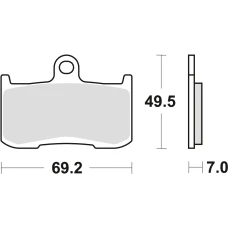 TRW LUCAS КОЛОДКИ ДИСКОВІ ТОРМОЗНІ KH347 SINTER STREET KAWASAKI Z 800 13-17, Z 900 17-21, Z 1000 03-06, SUZUKI GSX 750 17-21, GSX 1300 07-10, INDIAN CHIEF / CHIEF DARK HORSE 14-, ROADMASTER 1800 15-16, VICTORY 8-BALL / HIGH BALL 10-16, ПЕРІД (АКЦІЯ)