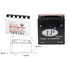 LANDPORT АКУМУЛЯТОР YTX16-BS 12V 14AH 152X88X161 BEZOBSLUGOWY - ELEKTROLIT OSOBNO (4) UE2019/1148