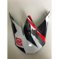 SHOT RACING ПРОДАЖА ЗАПЧАСТИНИ КОЗИРКА (PEAK) DO ШОЛОМ FURIOUS SCORE BLACK/RED КОЛІР ЧОРНИЙ/ЧЕРВОНИЙ