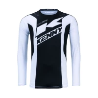 KENNY RACING СОРОЧКА CROSS/ENDURO TRACK ZOOM BLACK WHITE КОЛІР CZARNY/BIALY СІРИЙ РОЗМІР XL
