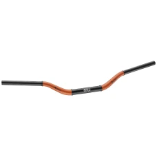 ACCEL КЕРМО АЛЮМІНІЙ (28,6MM) TAPER MX УЗОР YAMAHA YZ ВИСОКЕ (7075-T6) ERGAL DWUKOLOROWA POMARANCZOWY+CZARNY (SZER. 803MM, WYS. 92MM)