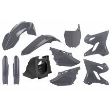 POLISPORT KIT YAMAHA YZ125/250(02-21)RESTY W/18 ВИЛКА GUARDS(08->) NARDO GREY (1)