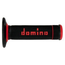 DOMINO ПЕРЕМИКАЧІ (GRIPY) ВИКЛЮЧЕНИЙ ROAD X-TREME DWUSKLADNIKOWE КОЛІР ЧОРНИЙ/ЧЕРВОНИЙ
