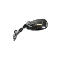 EMGO ДЗЕРКАЛО YAMAHA XVS 950 A DRAG STAR CUSTOM / MIDNIGHT STAR '09-'15, BT 1100 BULDOG '02-'06, XVS 1100 DRAG STAR '06-, XVS 1300 A MIDNIGHT STAR '07-, ЛІВА (OEM: 5EL-26280-1000) ХРОМ (УЗОР ОРИГІНАЛУ) (УПРАВЛІННЯ)