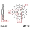 JT ЗІРОЧКА ПЕРІД 2171 14 DUCATI 848\/1098\/1198 '07-'15 (217114JT) (MOD. LANC. 520) - зображення 1