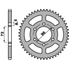 ЗАДНЯ ЗІРКА PBR 829 42 F SUZUKI DR 250 S 82-87 (LANC. 520)
