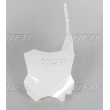 UFO TABLICA NA НОМЕР СТАРТОВИЙ KAWASAKI KXF 250 '17-'23, KXF 450 '16-'23 КОЛІР БІЛИЙ