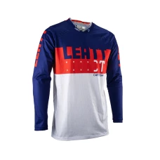 LEATT (НОВИНКА 2023) СОРОЧКА MOTO 4.5 LITE JERSEY ROYAL КОЛІР GRANATOWY/CZERWONY/BIALY РОЗМІР L