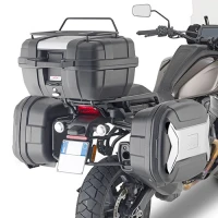 KAPPA СТЕЛАЖ KUFROW БОКОВИХ MONOKEY HARLEY-DAVIDSON PAN AMERICA 1250 (21) - ROWNIEZ ПІД KUFRY RETRO-FIT K-VENTURE АЛЮМІНІЙ І K'MISSION АЛЮМІНІЙ